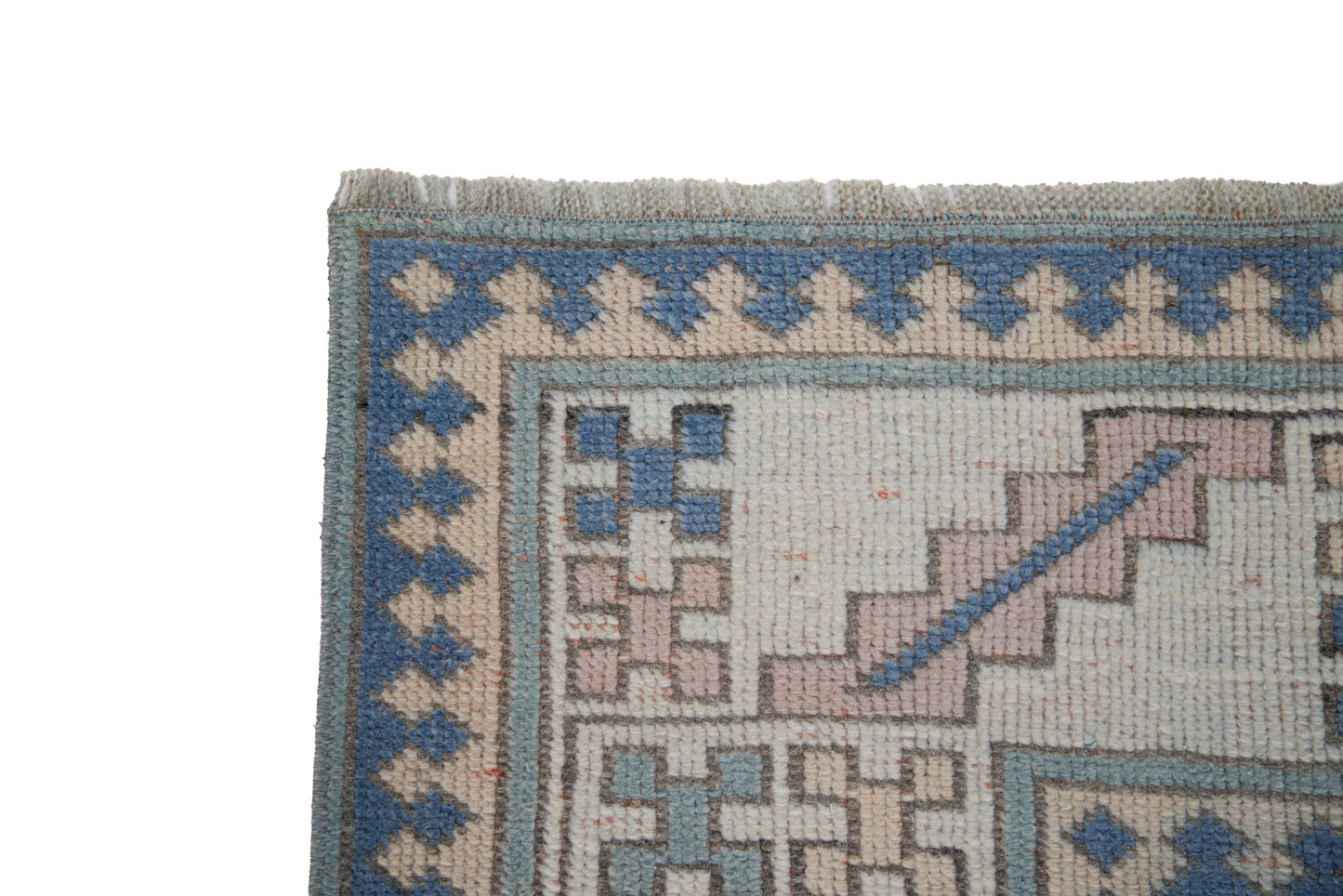 Navy blue Pink 6x9 TURKİSH RUG, Oushak rug, Vintage rug, Neutral rug, Anatolia rug, Living room rug, Unique rug, AreaRug 6x9, 7309
