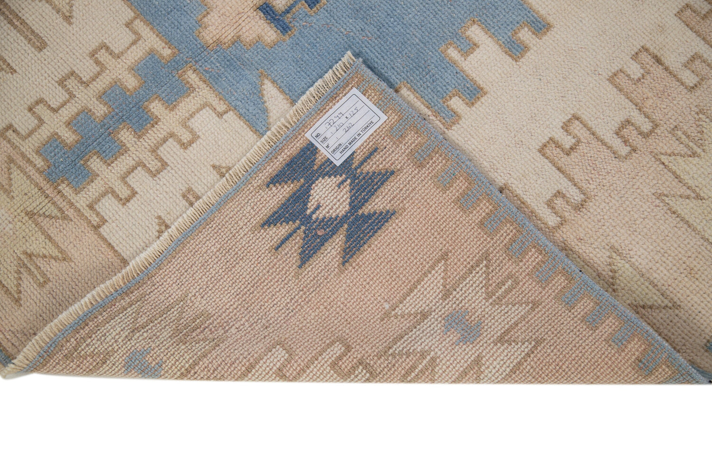 4x7 Turkish Oushak Rug, HANDMADE VİNTAGE Rug, AREA Rug Turkey, Home decor ,Coastal rug, Fine rug, Unique rug, Faded rug, Anatolia,7299