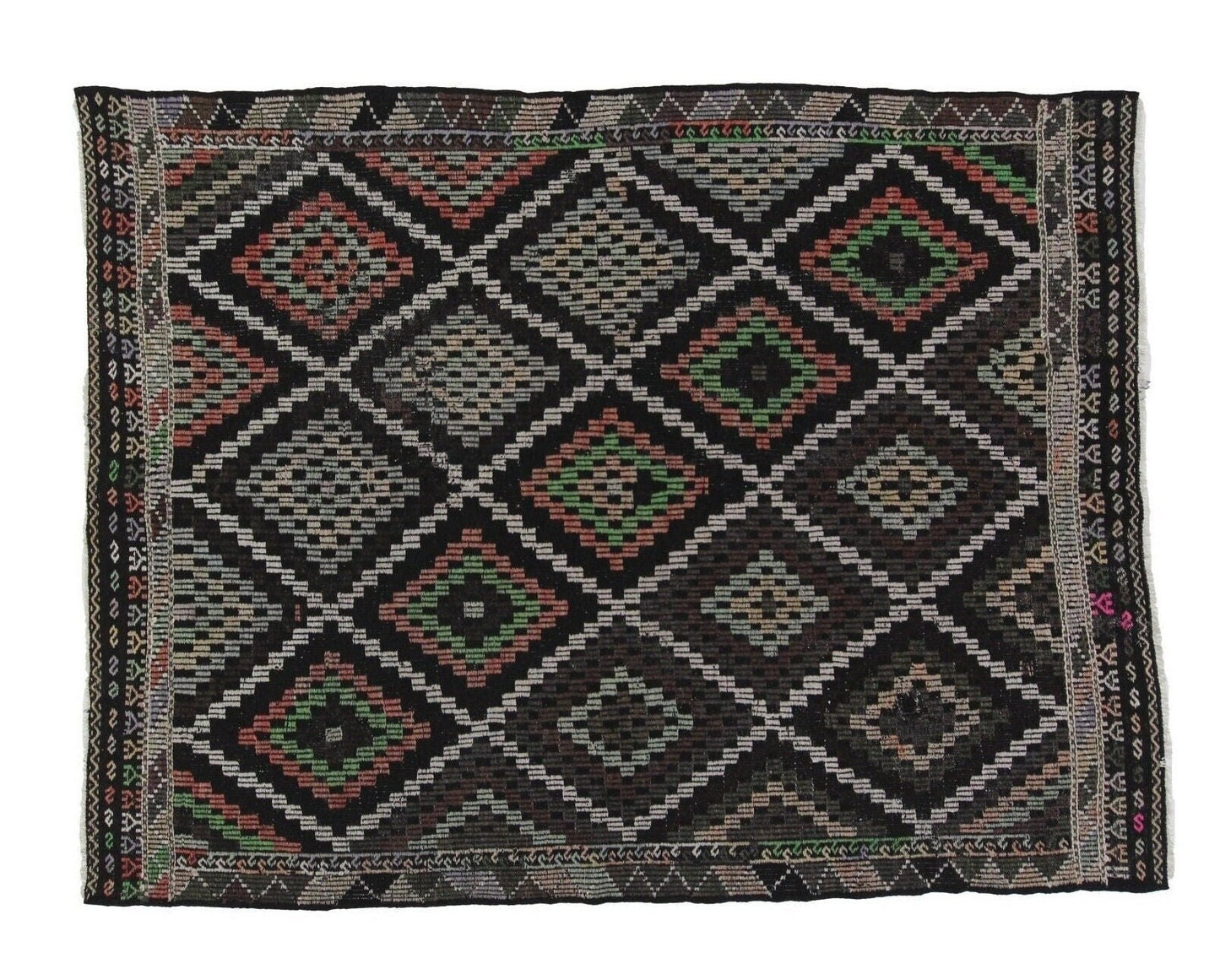 Rare Kilim Rug, 7x9 Kilim Rug, Vintage Kilim Rug, Turkish Kilim Rug, Handmade Rug, Kilim Rug, Area Kilim Rug, One of a kind ,8180