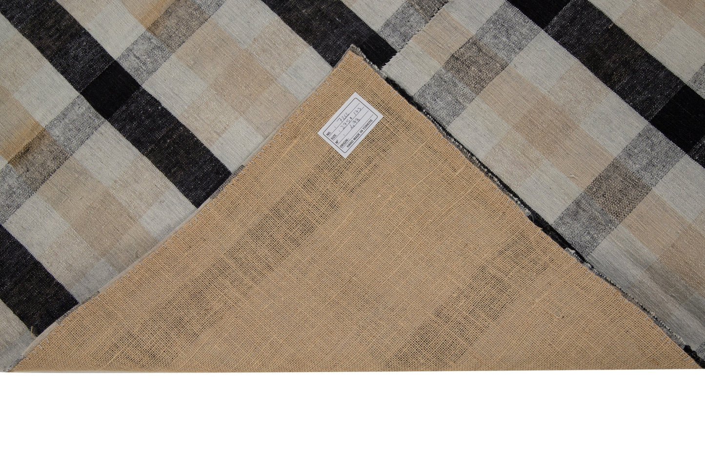 Plaid Kilim Rug, Southwestern Decor, Turkish Vintage Area Rug, Living Room Rug, Modern Rug, Home Decor, Fine Rug, Kilim Rug 6x9, 7262