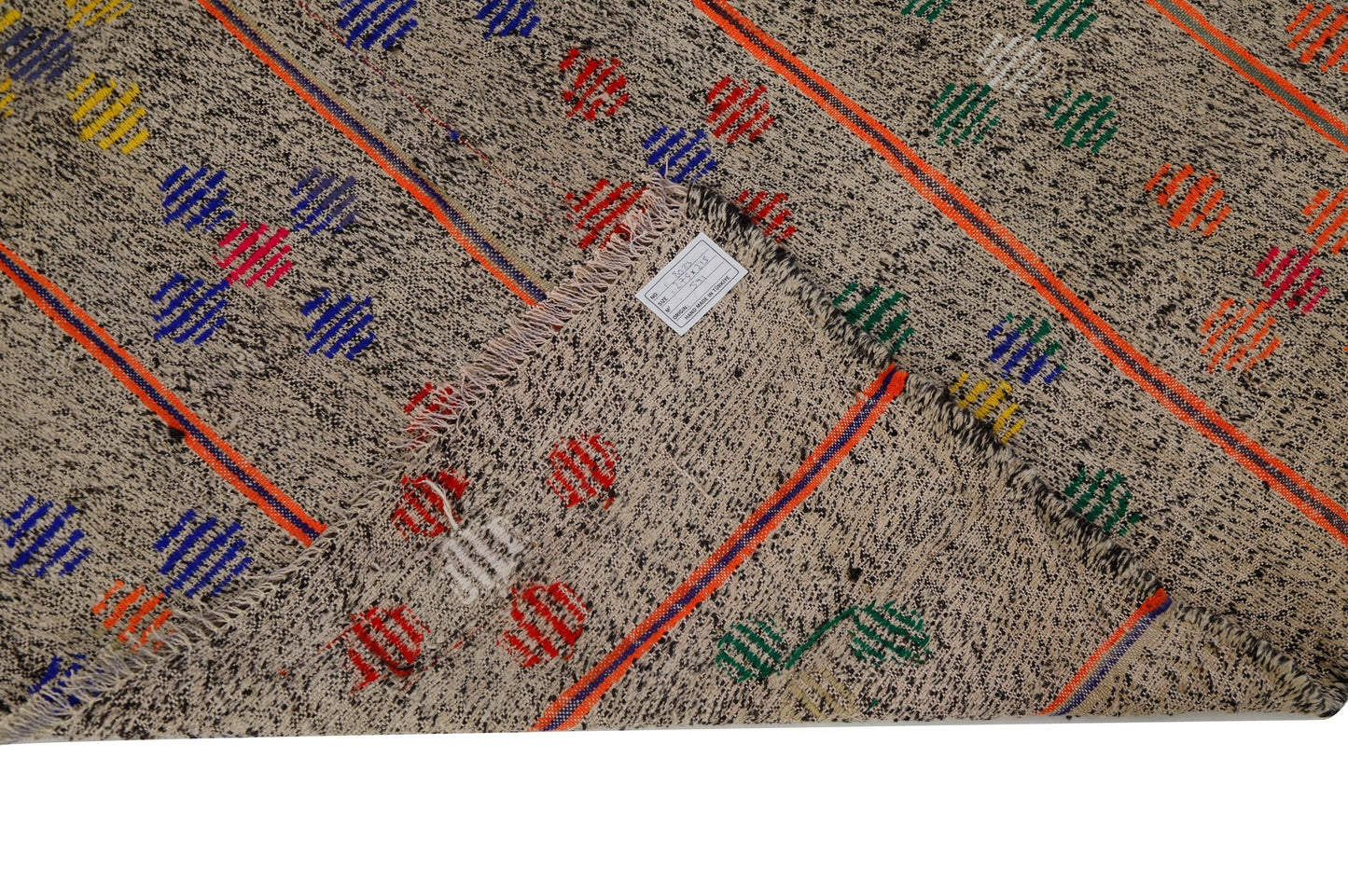 7x9 Turkish Vintage Kilim Rug, Boho Rug, Handmade Faded Kilim Rug, Kilim Rug, Contemporary Rug, Area Kilim Rug, Living room Rug, 8083