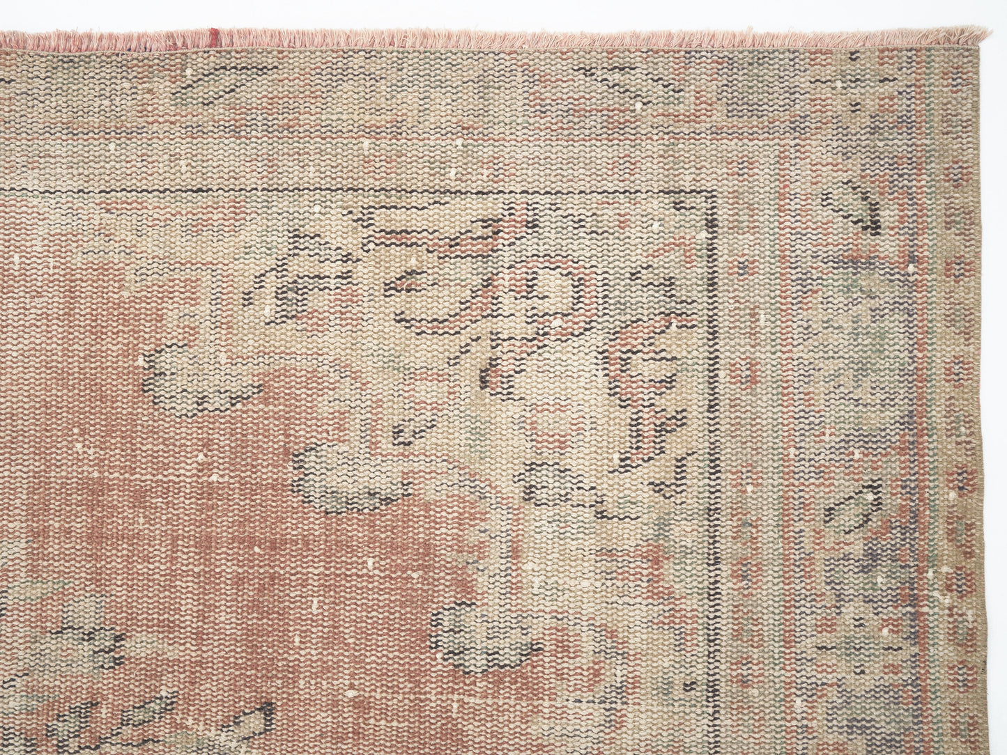 Turkish Rug, Vintage Rug, Oushak Rug, Handmade Rug, Area Rug, Neutral Rug, Bedroom Rug, Anatolia Rug, Turkey Rug, Carpet Rug, Rug 6x8, 12042