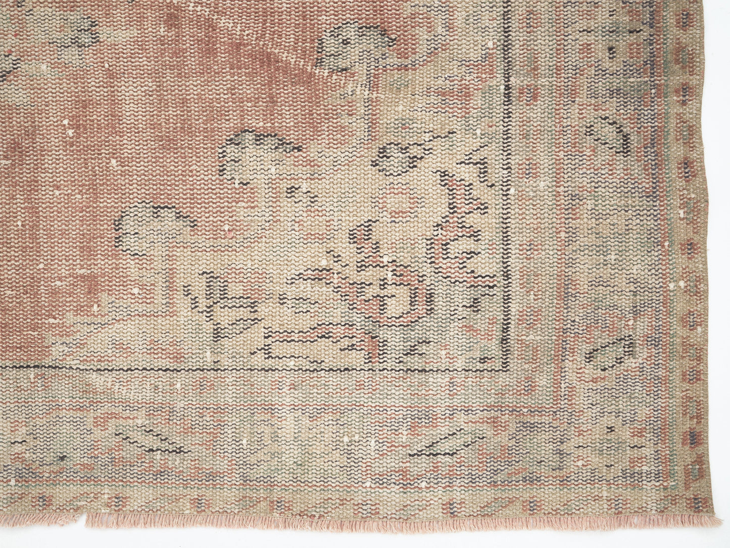 Turkish Rug, Vintage Rug, Oushak Rug, Handmade Rug, Area Rug, Neutral Rug, Bedroom Rug, Anatolia Rug, Turkey Rug, Carpet Rug, Rug 6x8, 12042