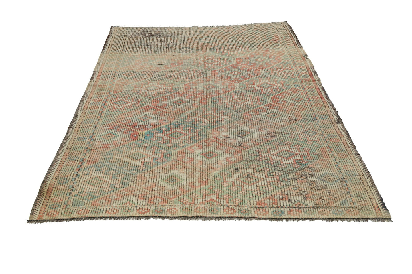 6x9 Area Kilim Rug, Faded Kilim Rug, Rug Kilim, Turkish Vintage Rug, Handmade Kilim Rug, Kilim Rug, Eclectic Decor, Floor Rug, 8166