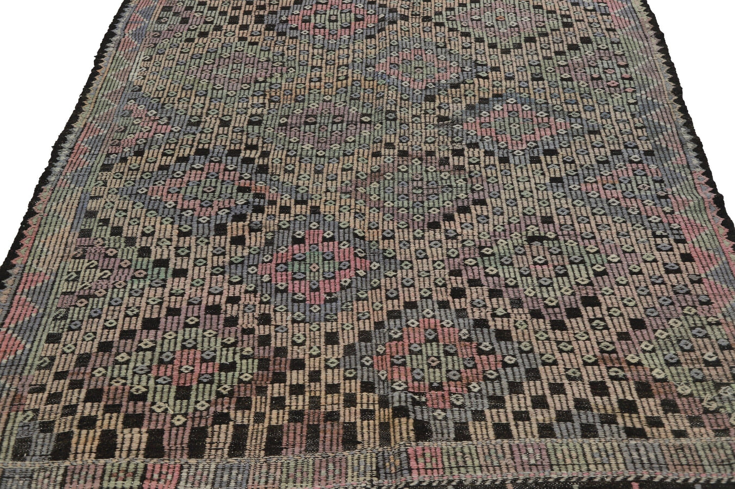 5x7 Rustic Kilim Rug, Modern Kilim Rug, Wool Kilim Rug, Handmade Kilim Rug, Turkish Vintage Kilim, Contemporary Decor, Area Kilim Rug, 8193