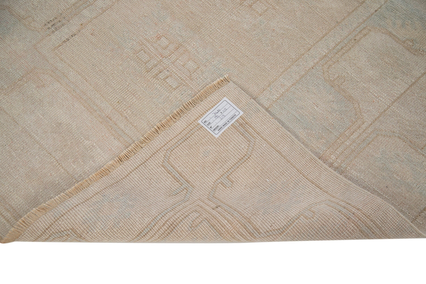 Rug Area Neutral ,Rug Turkish, Rug Oushak, Vintage Rug Beige, Fine rug, Unique rug ,Wool Rug ,One of a kind, 7416