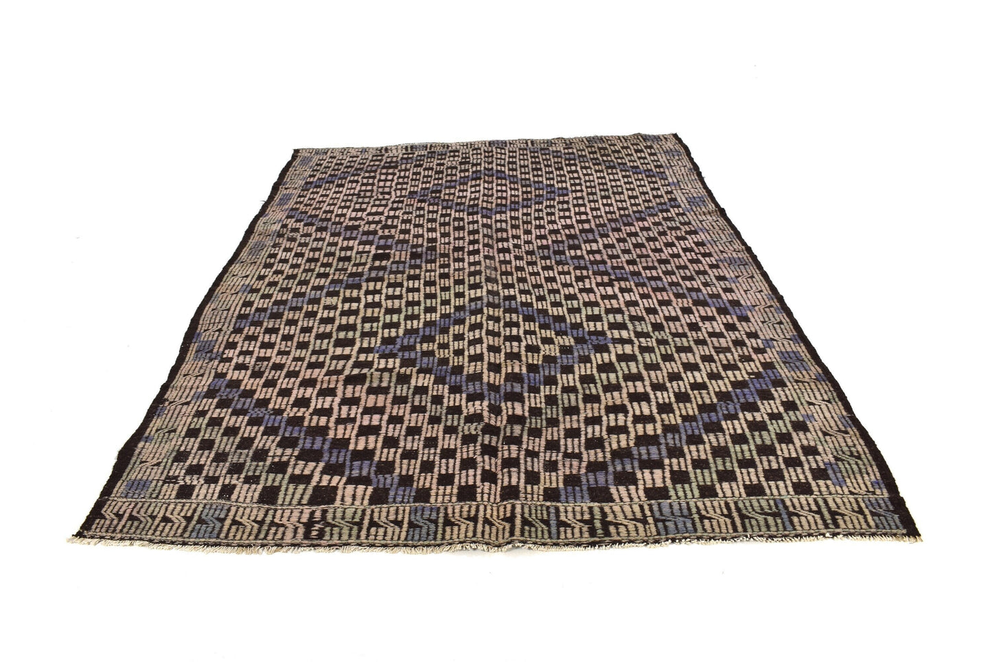 Turkish Kilim Rug, Area Unique Kilim Rug, Vintage Kilim Rug, Handmade Kilim, Kilim Rug 6x9, Wool Rug, One of a Kind, Farmhouse Decor, 3222