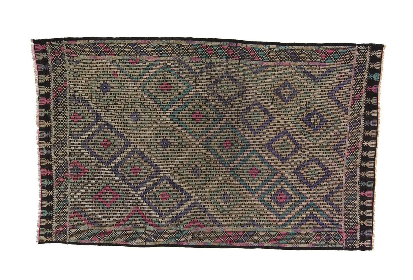 Scandinavian Decor, Kilim Rug, Turkish Rug, Vintage Rug 5x8, Turkish Kilim Rug, Living Room Rug, Bedroom Rug, One of a Kind, Rug Kilim, 3208