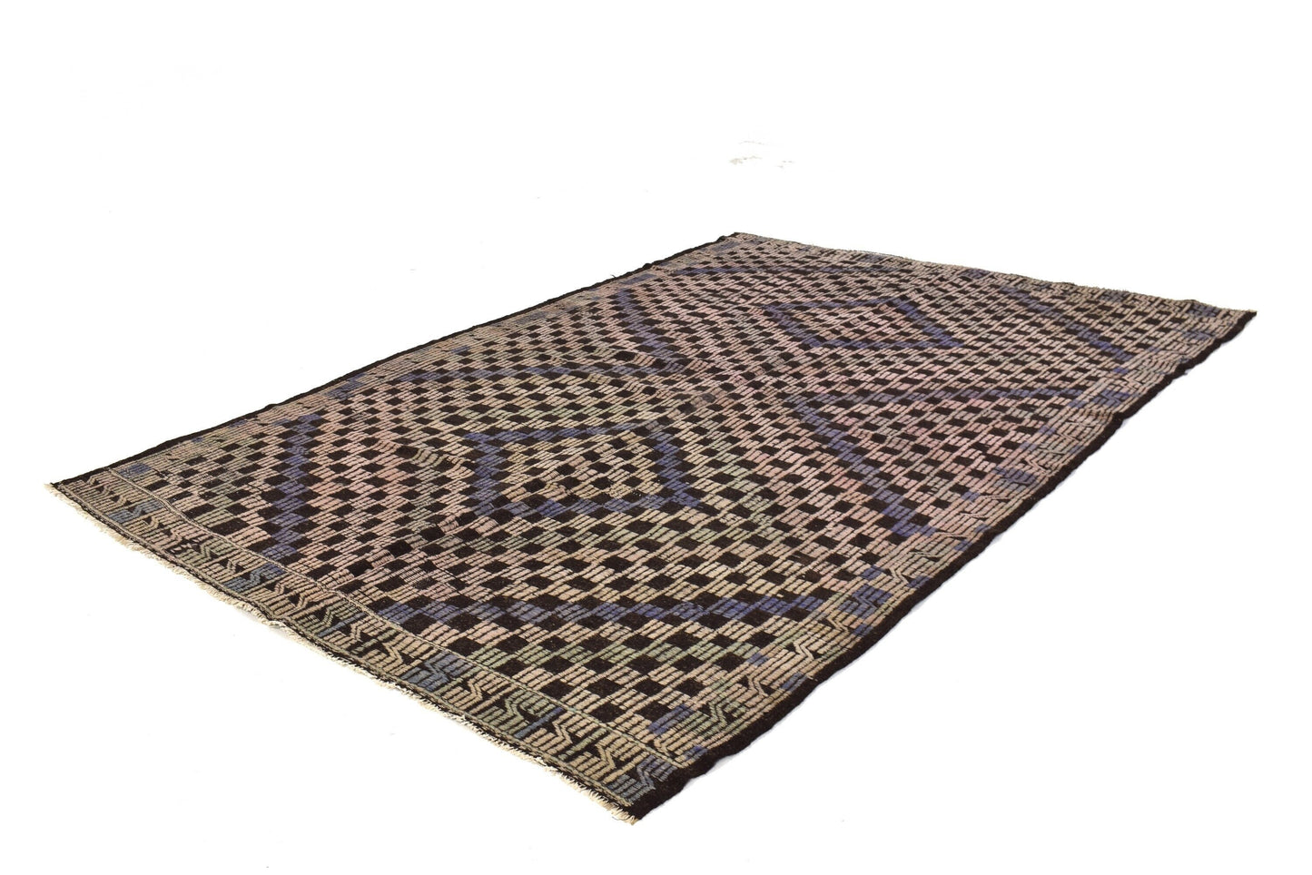 Turkish Kilim Rug, Area Unique Kilim Rug, Vintage Kilim Rug, Handmade Kilim, Kilim Rug 6x9, Wool Rug, One of a Kind, Farmhouse Decor, 3222