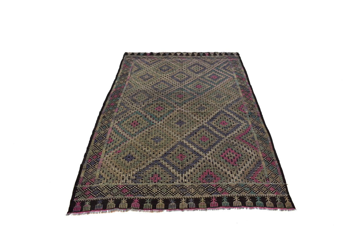 Scandinavian Decor, Kilim Rug, Turkish Rug, Vintage Rug 5x8, Turkish Kilim Rug, Living Room Rug, Bedroom Rug, One of a Kind, Rug Kilim, 3208