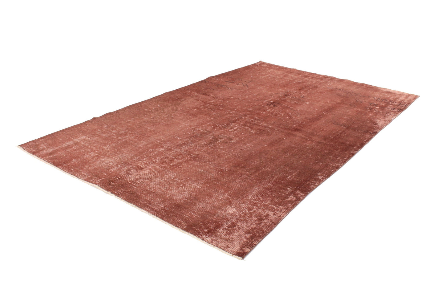 Brown Rug Overdyed 6x9 ,Turkish Vintage Rug,Wool Area Rug,Handmade Rug ,Living Room Rug, Farmhouse Decor, One of a kind Rug,3283
