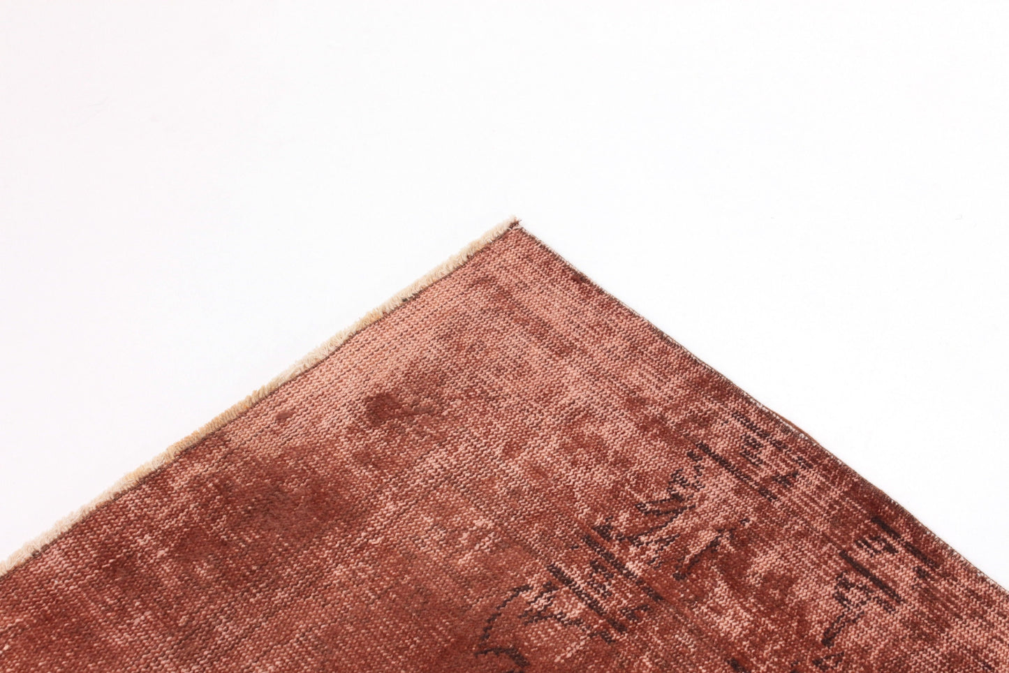 Brown Rug Overdyed 6x9 ,Turkish Vintage Rug,Wool Area Rug,Handmade Rug ,Living Room Rug, Farmhouse Decor, One of a kind Rug,3283