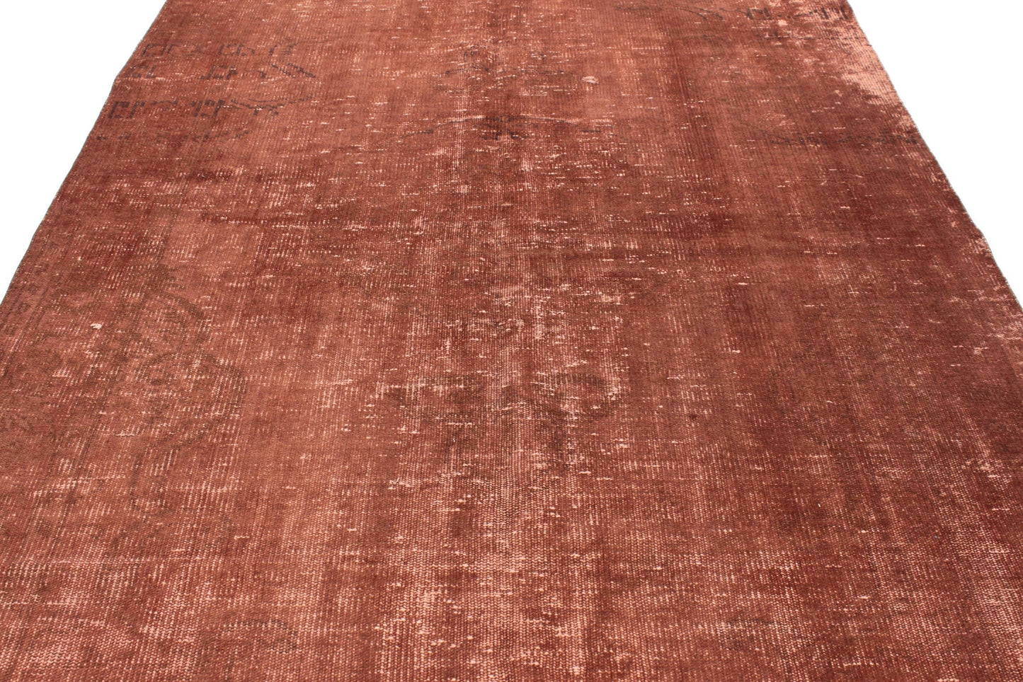 Brown Rug Overdyed 6x9 ,Turkish Vintage Rug,Wool Area Rug,Handmade Rug ,Living Room Rug, Farmhouse Decor, One of a kind Rug,3283
