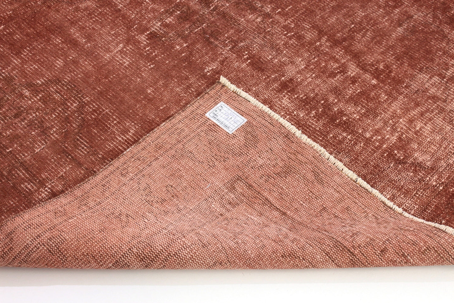 Brown Rug Overdyed 6x9 ,Turkish Vintage Rug,Wool Area Rug,Handmade Rug ,Living Room Rug, Farmhouse Decor, One of a kind Rug,3283