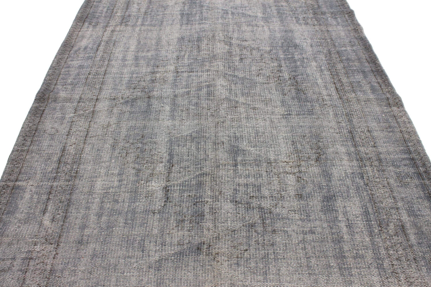 5x8 Turkish Vintage Area Gray Carpet Rug, Vintage Over dye Rug, Living Room Rug, Contemporary decor, Bedroom rug, Minimalist rug, 3323
