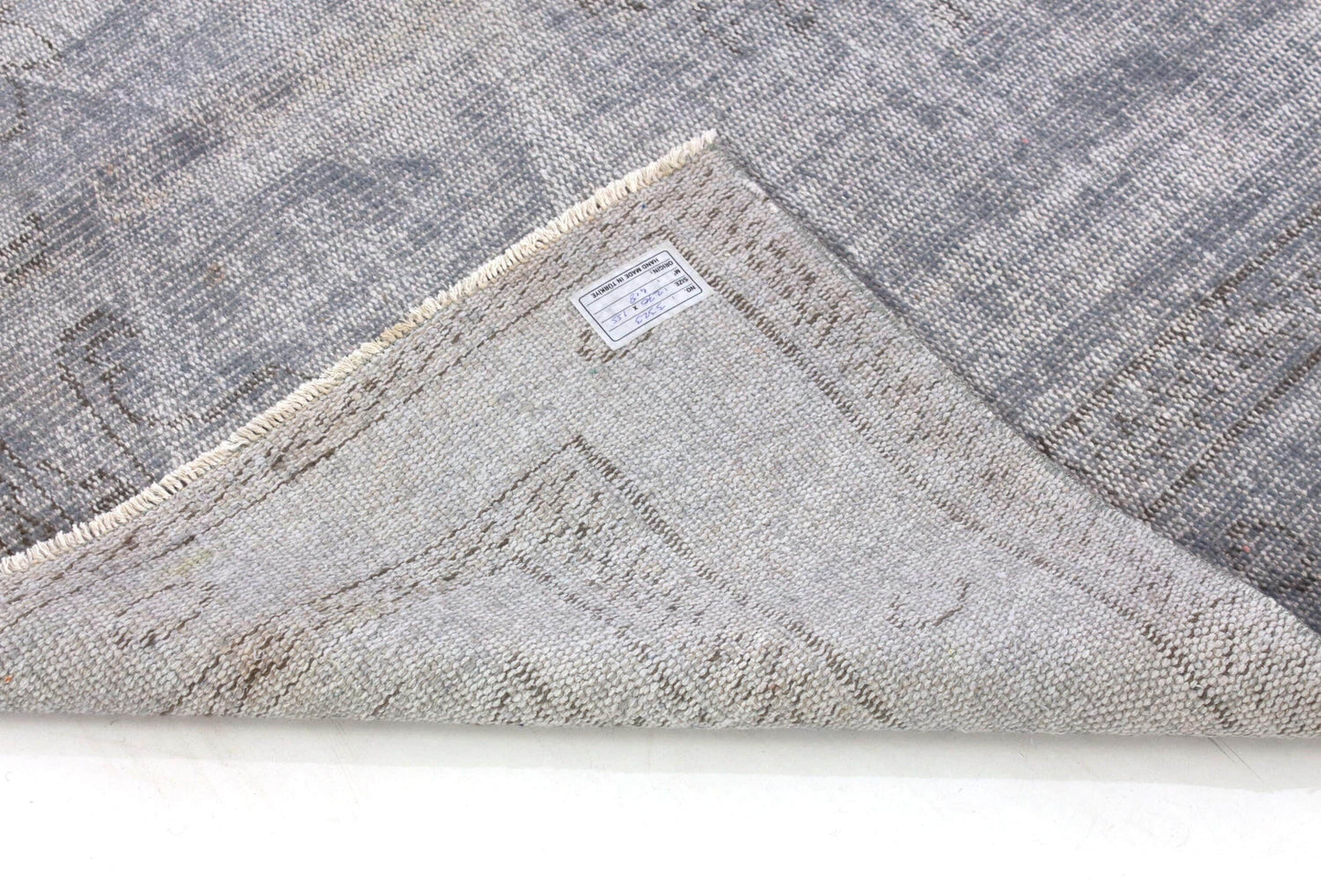 5x8 Turkish Vintage Area Gray Carpet Rug, Vintage Over dye Rug, Living Room Rug, Contemporary decor, Bedroom rug, Minimalist rug, 3323