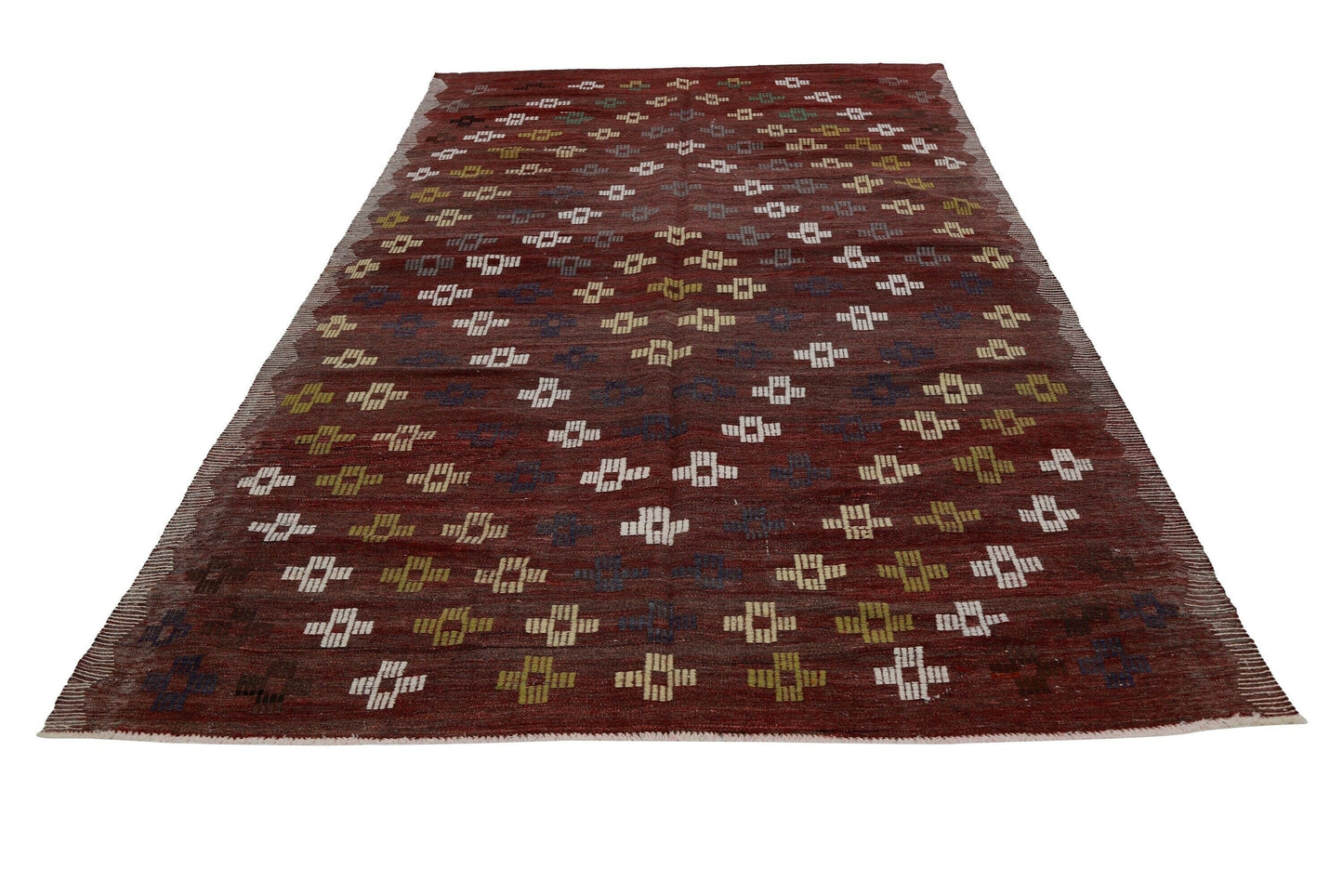 Vintage Kilim Rug, Turkish Kilim Rug, Boho Rug, Kilim Rug 7x11, Living Room Rug, Kilim Rug, Bohemian Rug, Handmade Kilim Rug, 2841