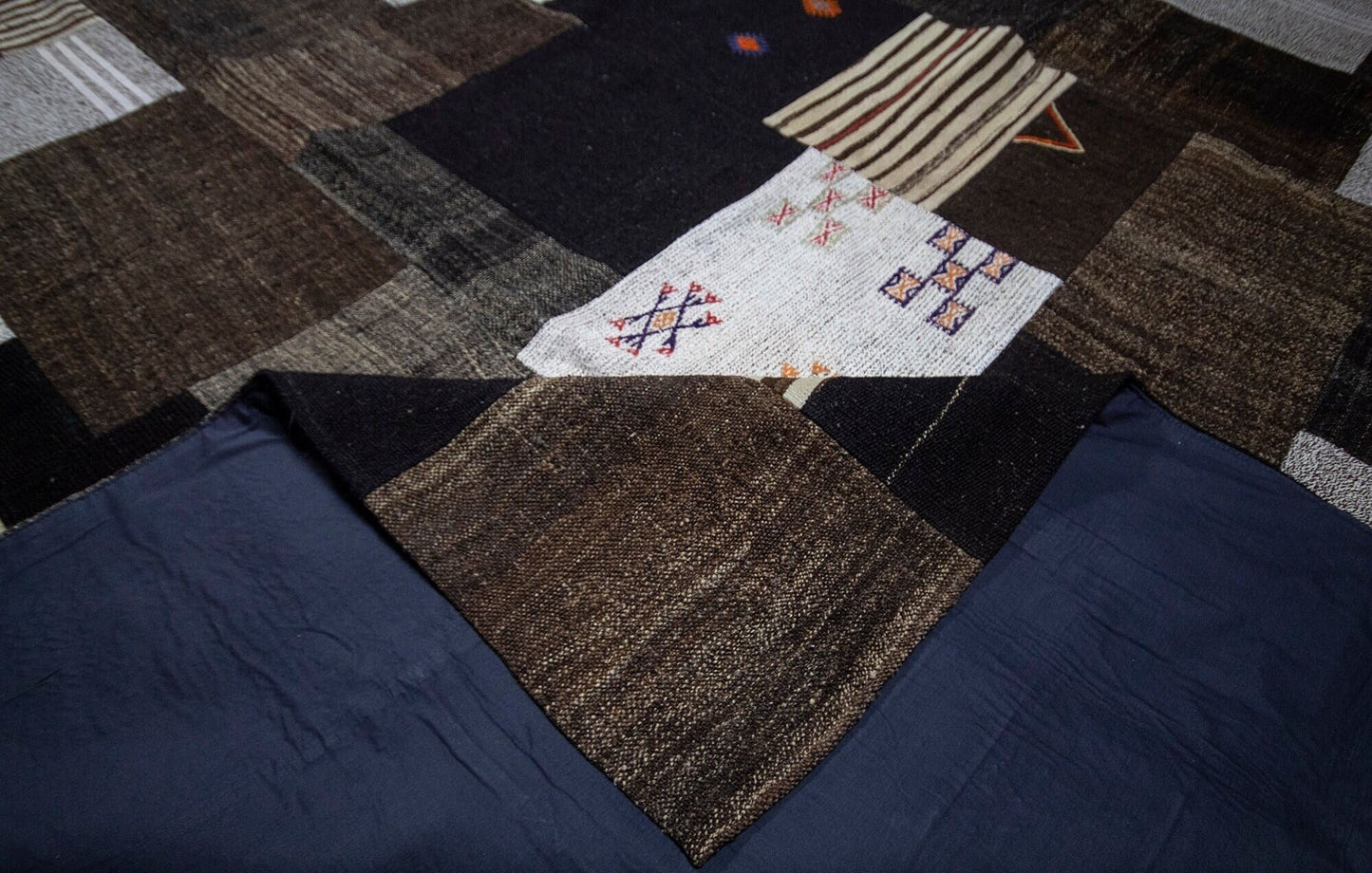 Kilim Rug, Turkish Vintage Kilim Rug, Area Large Kilim Rug, Kilim rug 10x13, Minimalist Kilim rug, Contemporary, Living room rug, 222