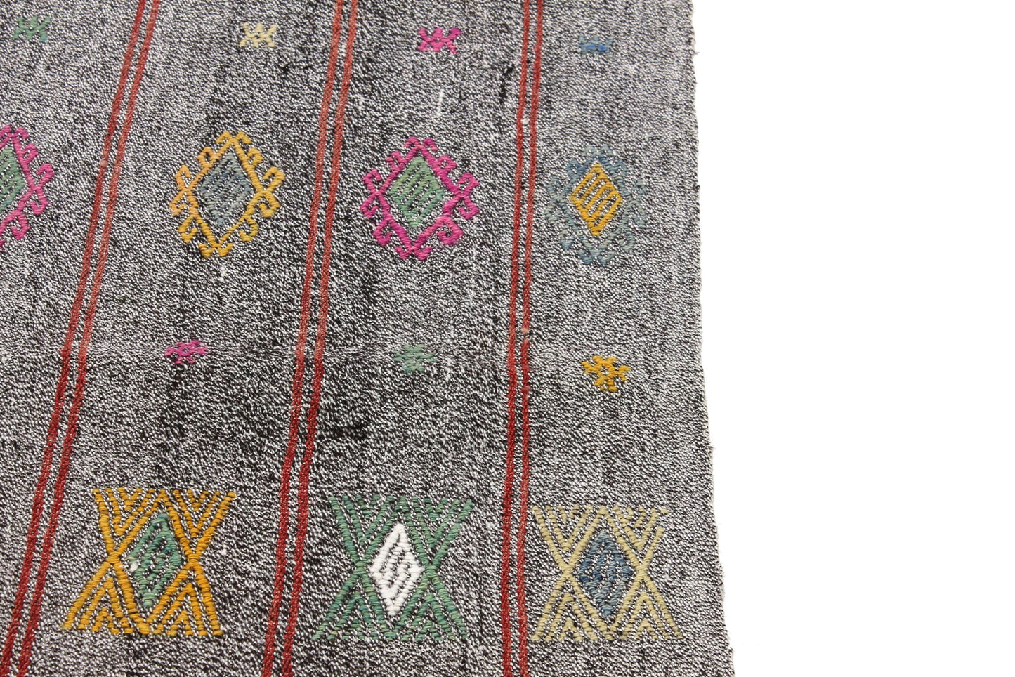 Vintage Turkish Kilim Rug, Gray Rug, Goat Hair Rug, Kilim Rug 6x8, Rug Kilim, Area Kilim Rug, Handmade Kilim Rug, Contemporary Decor, 5558