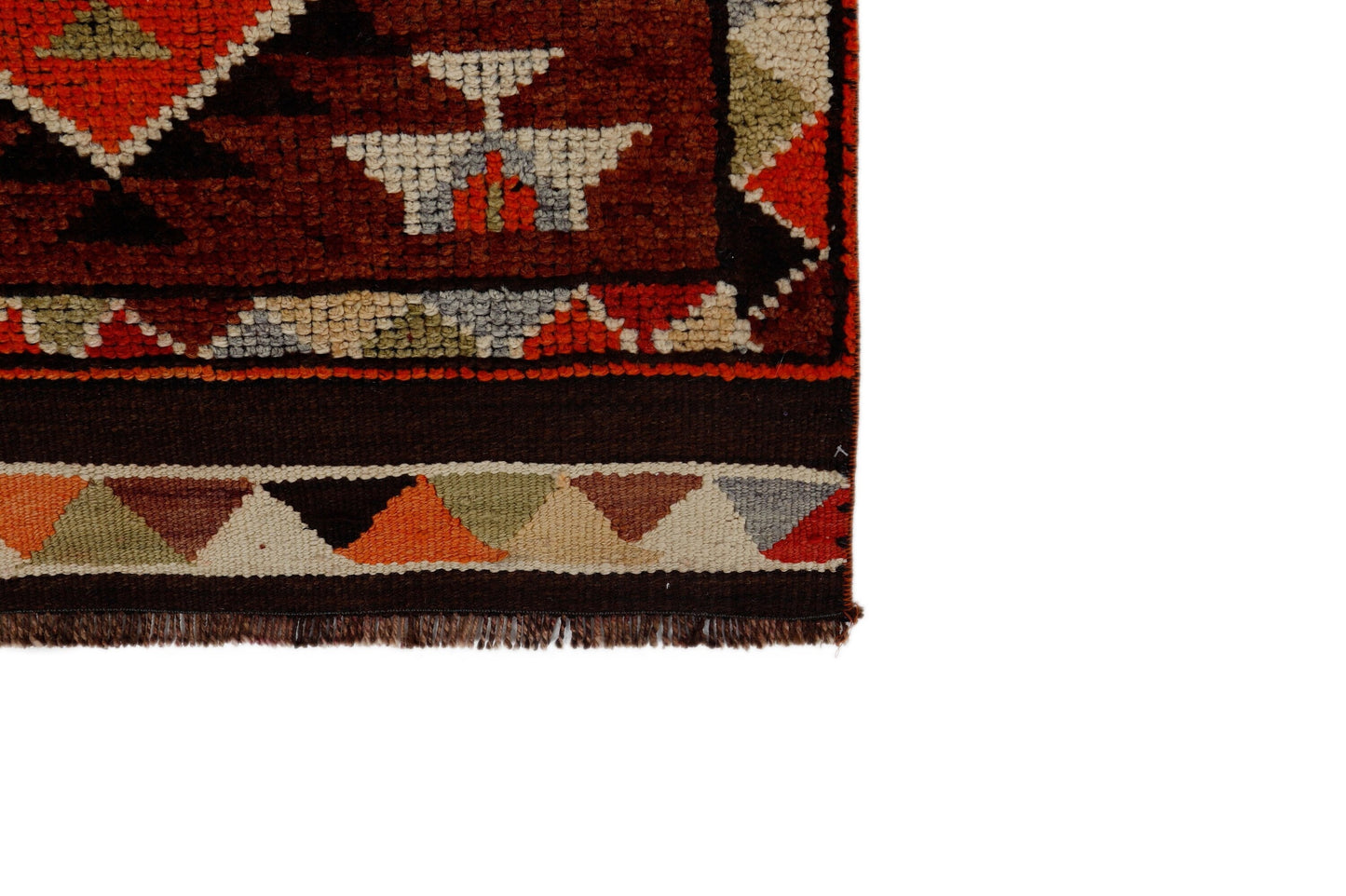 Long Aztec Runner rug, 3x13 Runner rug, Turkish Oushak Vintage Runner, Boho decor ,Hallway runner ,One of a kind ,Shabby Chic ,7189