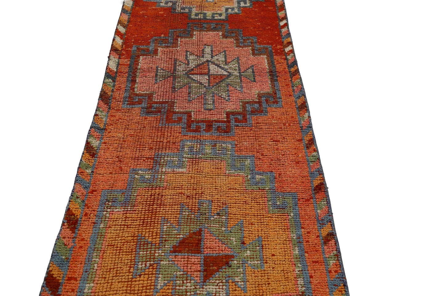 3x10 Hallway Pastel Runner rug,Carpet runner,Turkish runner,Vintage runner,Floor runner rug,Oushak runner,Eclectic decor,7188