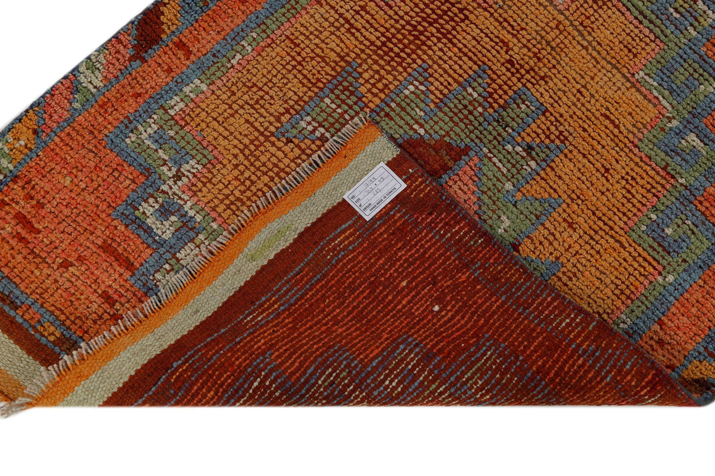 3x10 Hallway Pastel Runner rug,Carpet runner,Turkish runner,Vintage runner,Floor runner rug,Oushak runner,Eclectic decor,7188