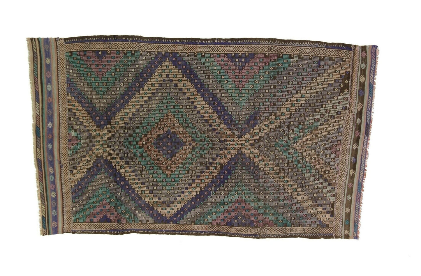 Kilim Rug 5x9, Area Faded Kilim Rug, Wool Rug, Turkish Kilim Rug, Rug Kilim, Vintage Kilim Rug, Farmhouse Decor, Anatolia Rug,32441