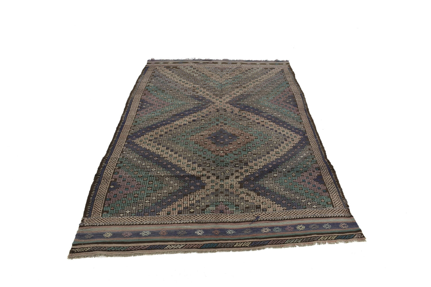 Kilim Rug 5x9, Area Faded Kilim Rug, Wool Rug, Turkish Kilim Rug, Rug Kilim, Vintage Kilim Rug, Farmhouse Decor, Anatolia Rug,32441