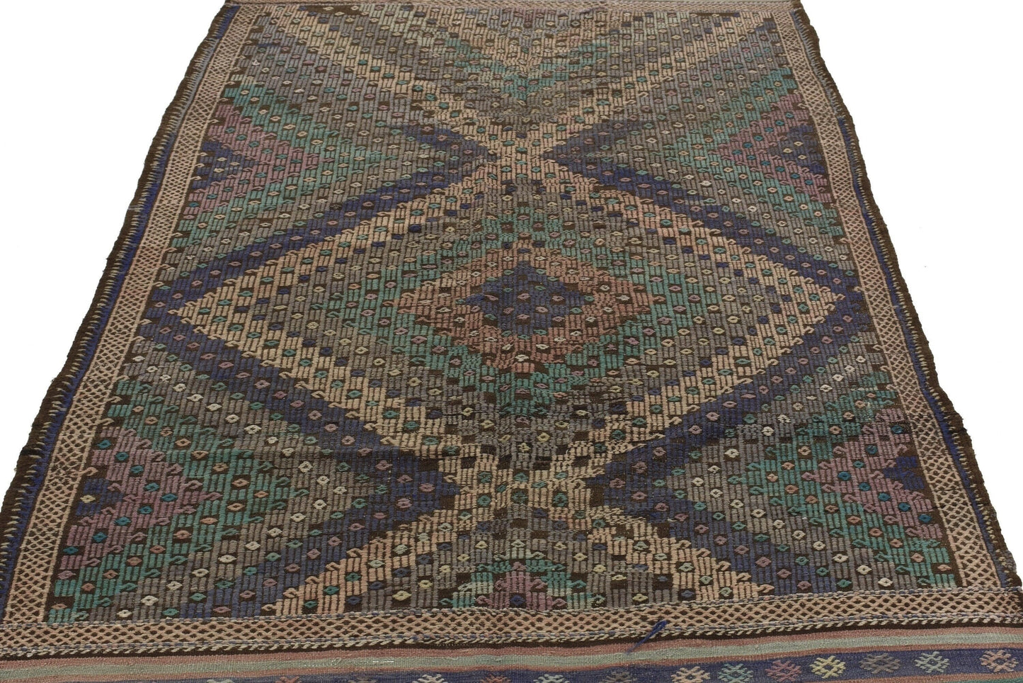 Kilim Rug 5x9, Area Faded Kilim Rug, Wool Rug, Turkish Kilim Rug, Rug Kilim, Vintage Kilim Rug, Farmhouse Decor, Anatolia Rug,32441