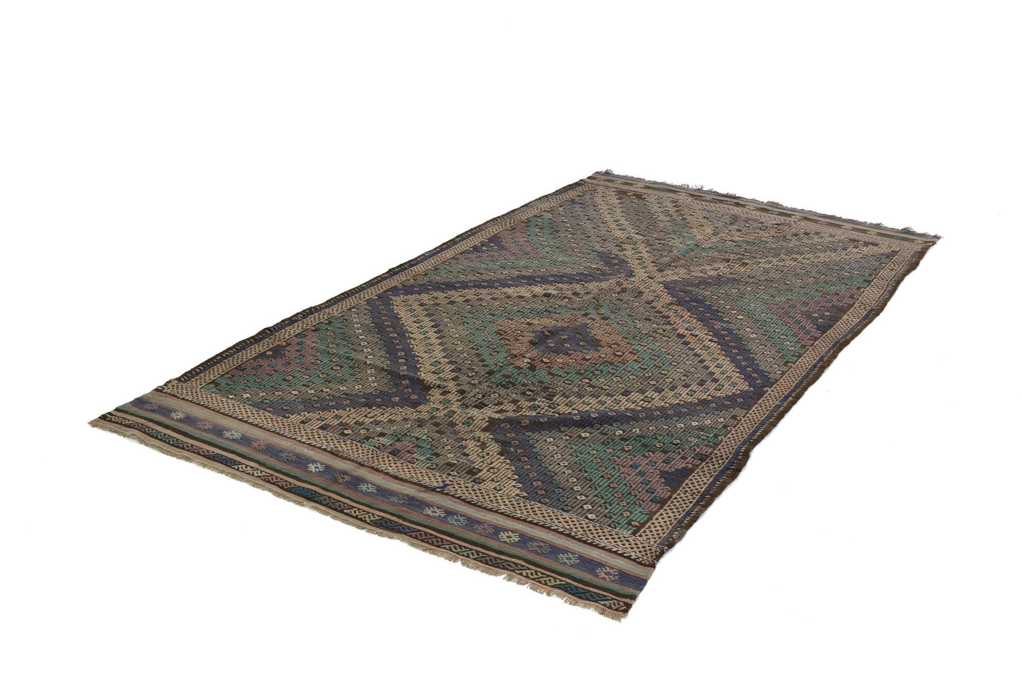 Kilim Rug 5x9, Area Faded Kilim Rug, Wool Rug, Turkish Kilim Rug, Rug Kilim, Vintage Kilim Rug, Farmhouse Decor, Anatolia Rug,32441