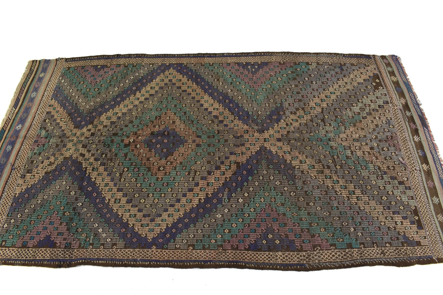 Kilim Rug 5x9, Area Faded Kilim Rug, Wool Rug, Turkish Kilim Rug, Rug Kilim, Vintage Kilim Rug, Farmhouse Decor, Anatolia Rug,32441