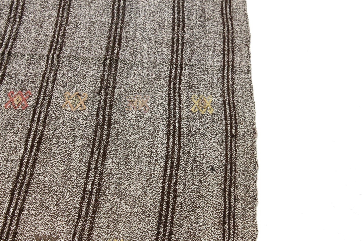 Kilim Rug 6x8, Gray Black Rug, Handmade Kilim Rug, Goat Hair Rug, Area Kilim Rug, Turkish Kilim Rug, Vintage Kilim Rug, Rug Kilim, 4736