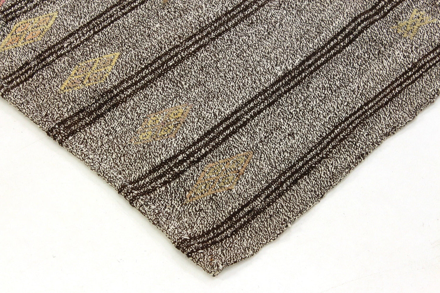 Kilim Rug 6x8, Gray Black Rug, Handmade Kilim Rug, Goat Hair Rug, Area Kilim Rug, Turkish Kilim Rug, Vintage Kilim Rug, Rug Kilim, 4736