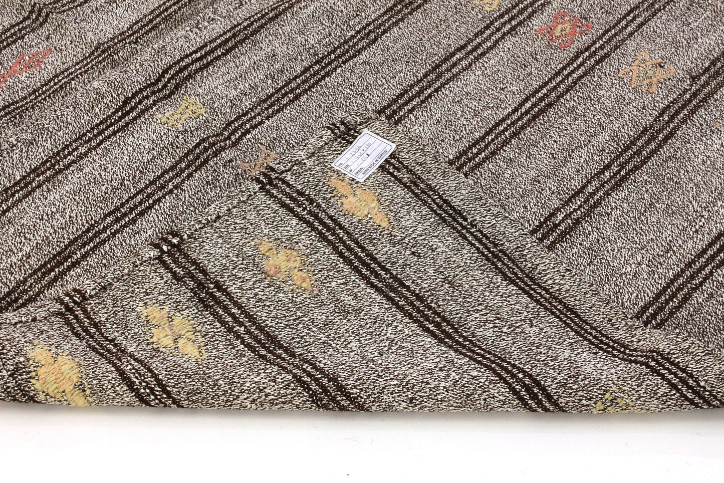 Kilim Rug 6x8, Gray Black Rug, Handmade Kilim Rug, Goat Hair Rug, Area Kilim Rug, Turkish Kilim Rug, Vintage Kilim Rug, Rug Kilim, 4736