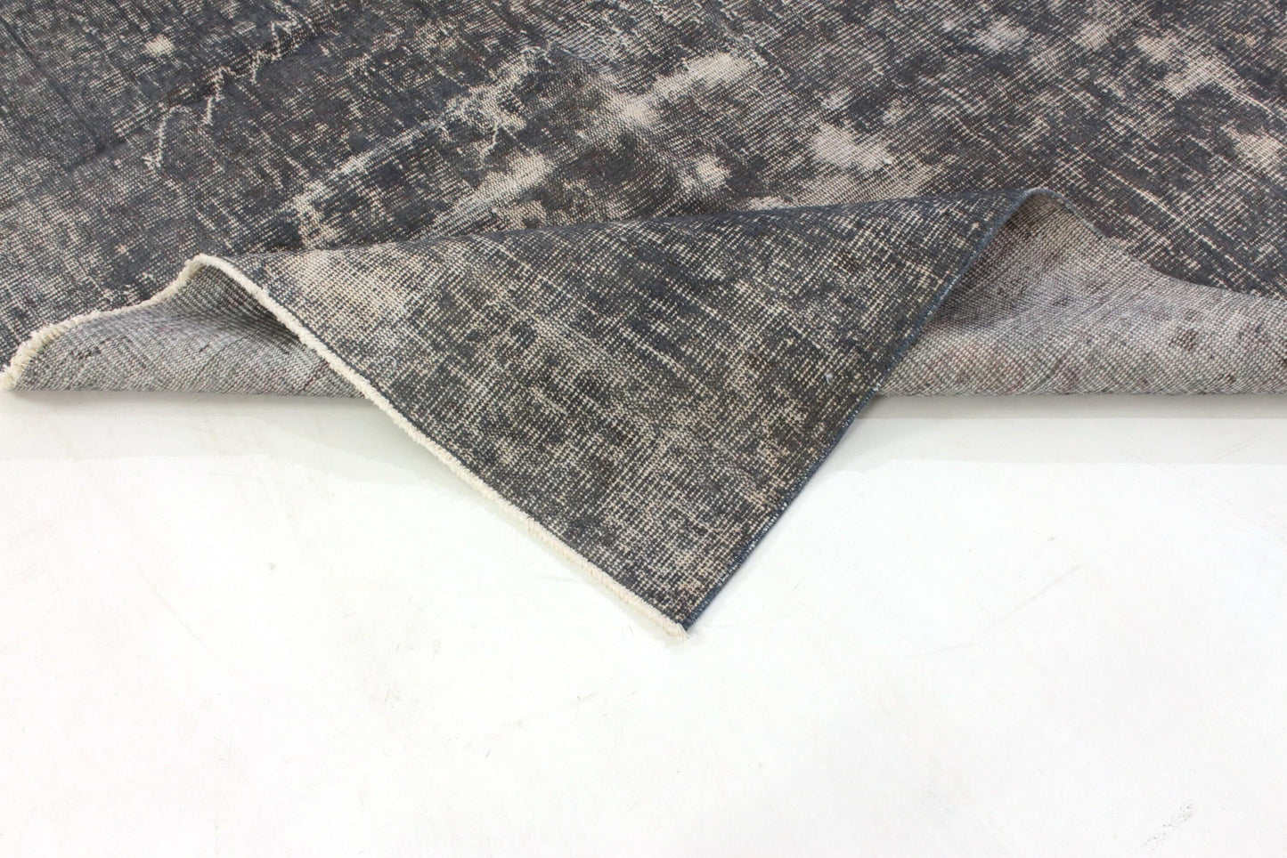 Vintage Turkish Rug, Oushak Rug 6x9, Vintage Rug 6x9, Gray Carpet Rug, Area Rug, Distressed Rug, Wool Rug ,Unique Rug, 3338