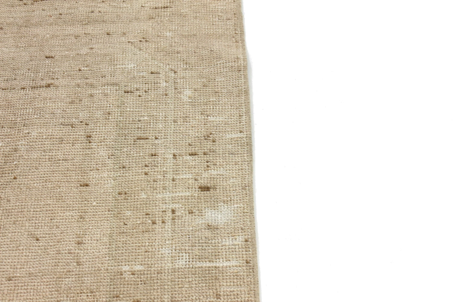 Plain Beige Carpet Runner Rug, Oushak Vintage Turkish Runner 3x11,Turkish Rug Runner,Farmhouse Decor,Hallway,5863