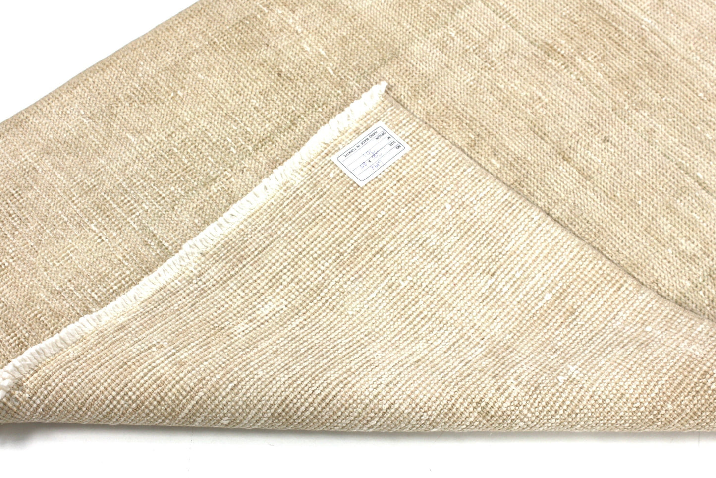 Plain Beige Carpet Runner Rug, Oushak Vintage Turkish Runner 3x11,Turkish Rug Runner,Farmhouse Decor,Hallway,5863