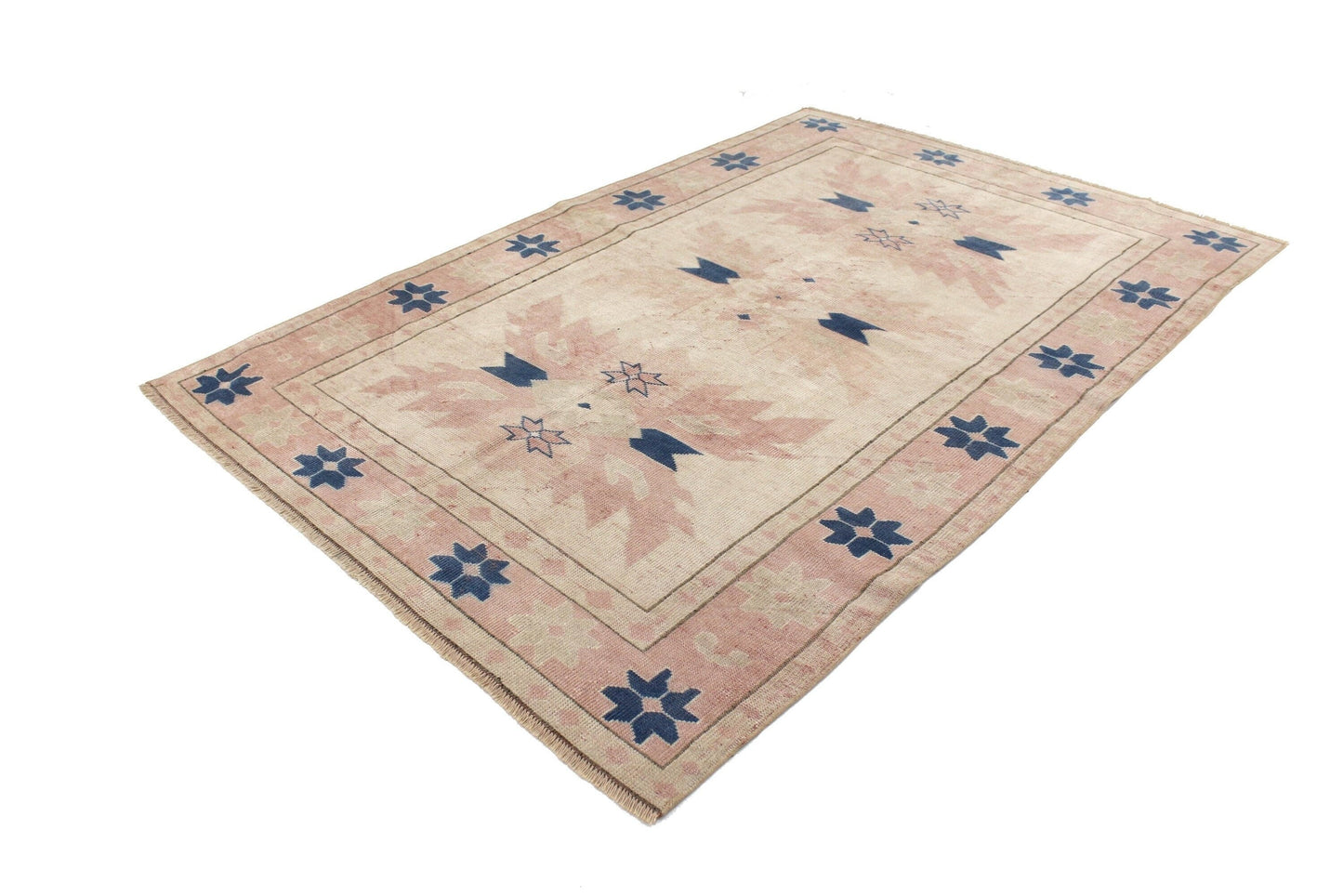 5x7 Carpet Turkish Rug, Oushak Rug, Vintage Rug, Handmade rug, Unique Rug, Farmhouse Decor ,One of a kind, Living room Rug,6231