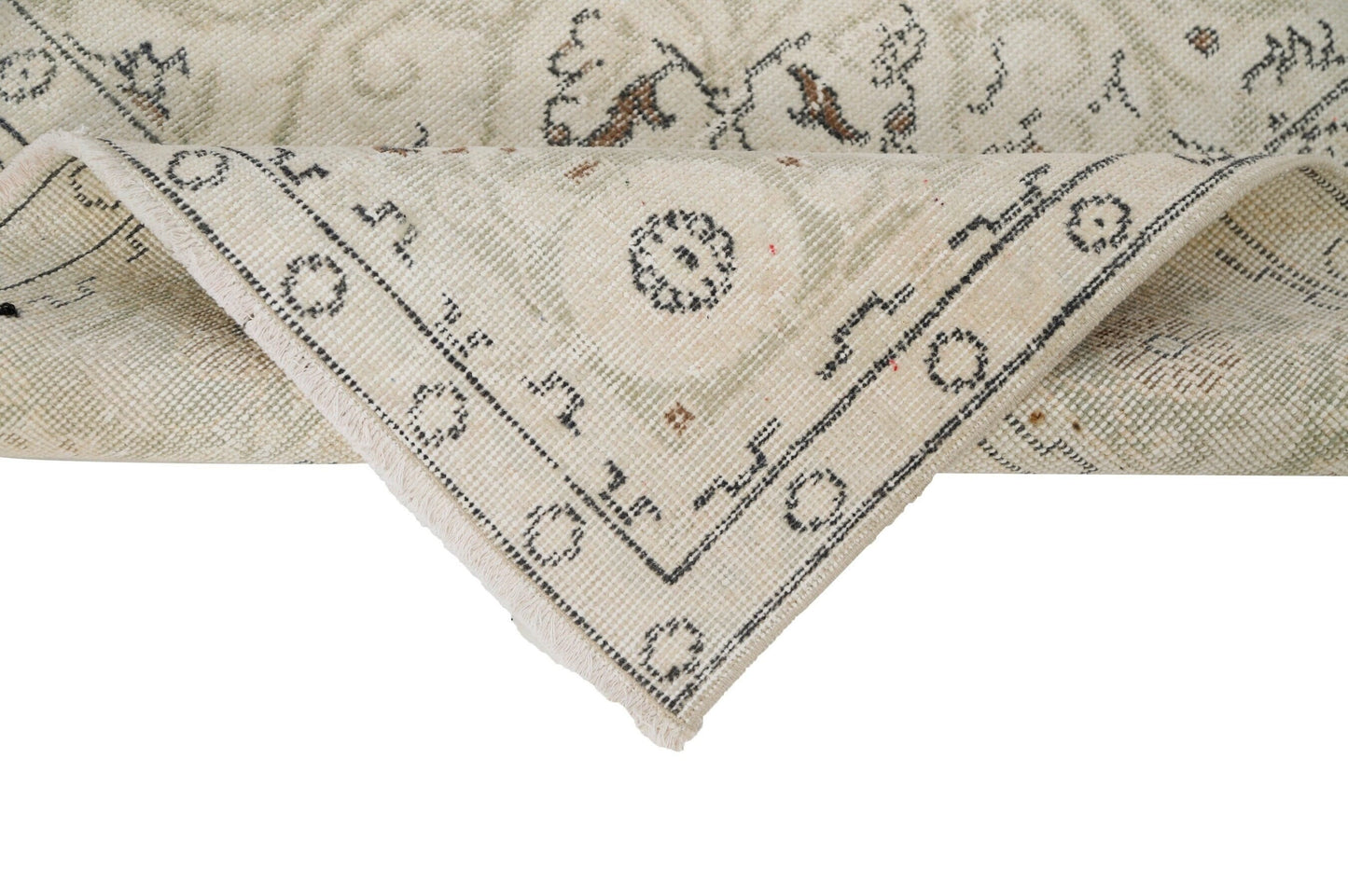 7x10 Beige Rug, 7x10 Turkish Oushak Vintage Rug ,Floral Pastel Area Rug, Farmhouse decor, Living room rug, One-of-a-kind ,8032