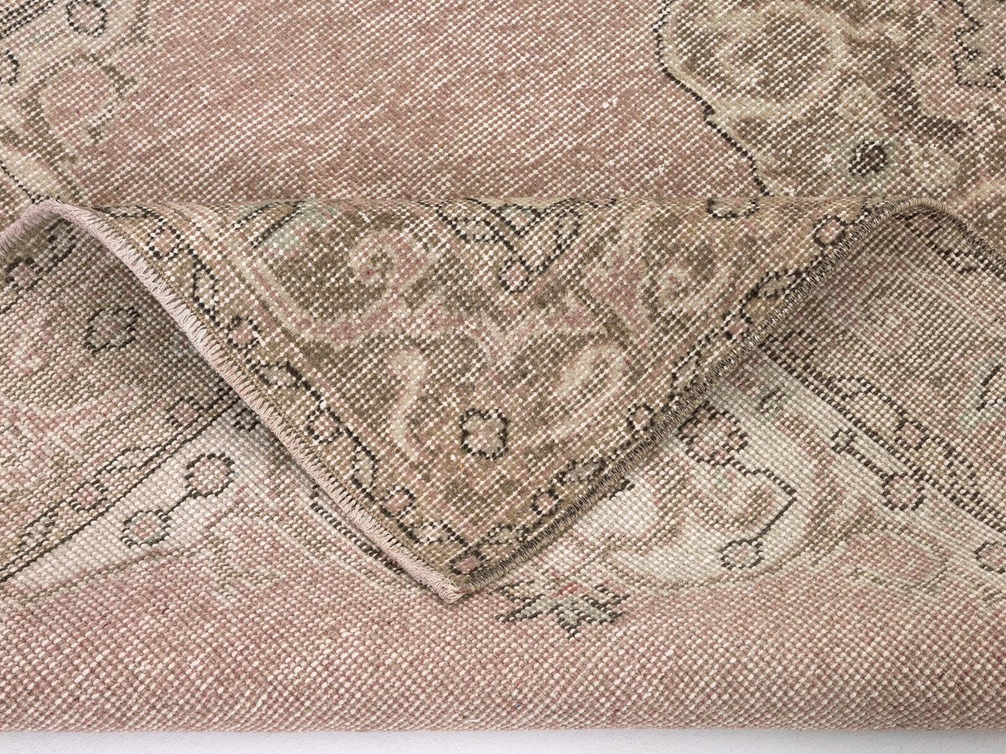 Handmade Turkish Rug, Bedroom rug, Wool rug, Area rug, Oushak rug, Vintage rug, Carpet rug, Boho rug, 4x6 Rug, Faded rug, Anatolia rug, 9592
