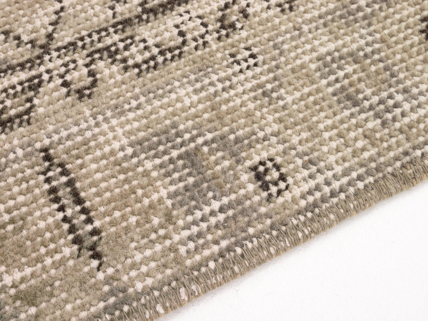 3x6 Area Rug, Anatolia Oushak Rug ,Turkish Vintage Rug, Handmade Rug, Neutral Rug ,Muted Rug ,Wool Rug, Faded Rug, 9605