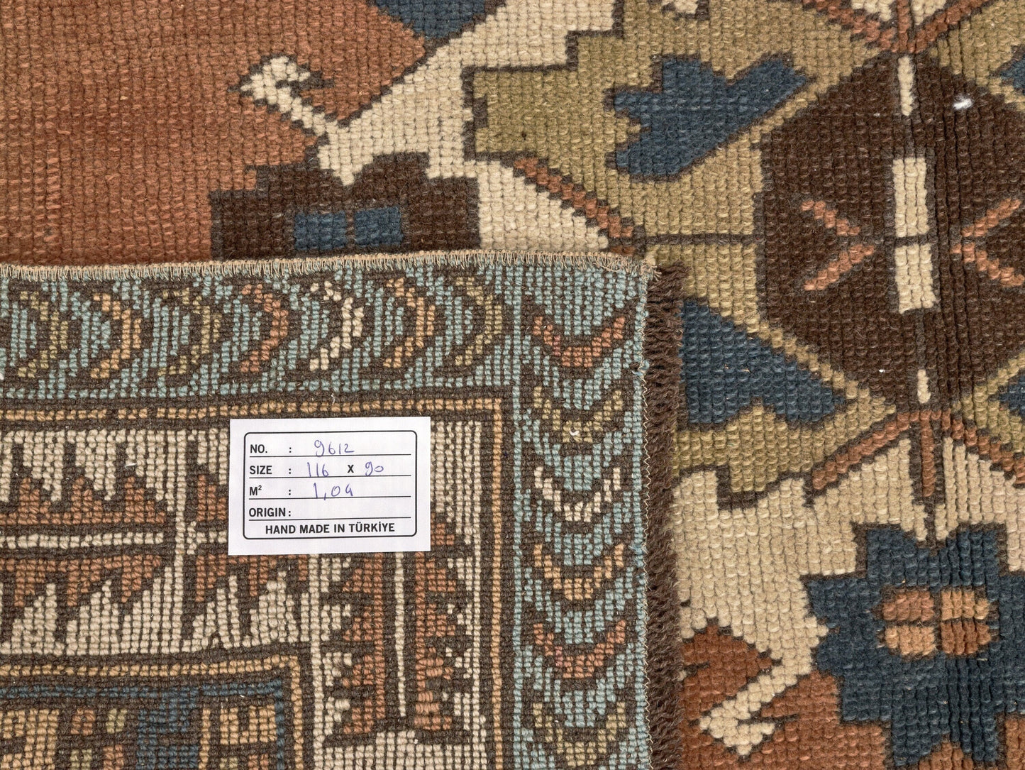Small Vintage Rug ,Geometric Anatolia Rug ,Oushak Rug ,Small Carpet Rug ,Antique Rug ,Neutral Rug ,Handmade Rug ,Turkish Rug ,9612