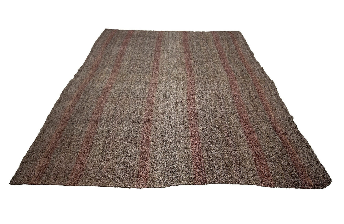 Terracotta Kilim rug ,Goat hair Kilim rug, One of a kind Vintage Kilim rug, Turkish Kilim rug,Handmade Area Kilim rug ,3365