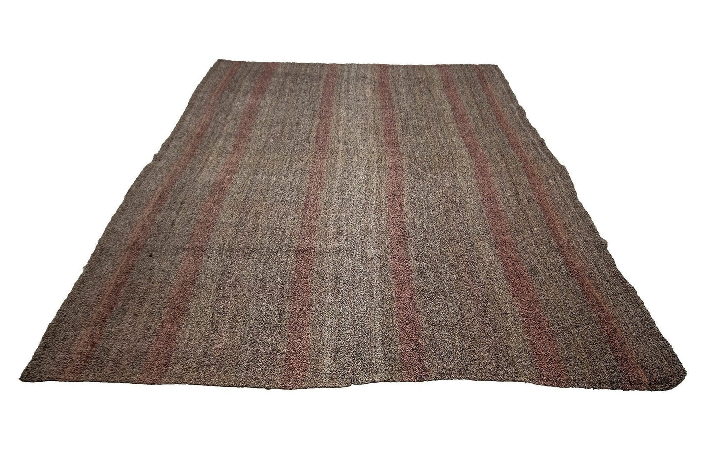 Terracotta Kilim rug ,Goat hair Kilim rug, One of a kind Vintage Kilim rug, Turkish Kilim rug,Handmade Area Kilim rug ,3365