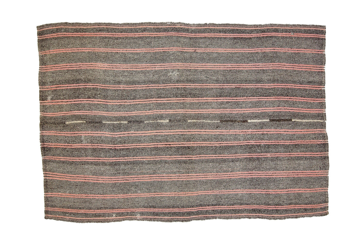 6x9 Turkish Vintage Kilim Rug, Gray Pink Kid Room Area Kilim Rug, Handmade Nursery Rug, Boho Decor ,Bedroom Rug, 957