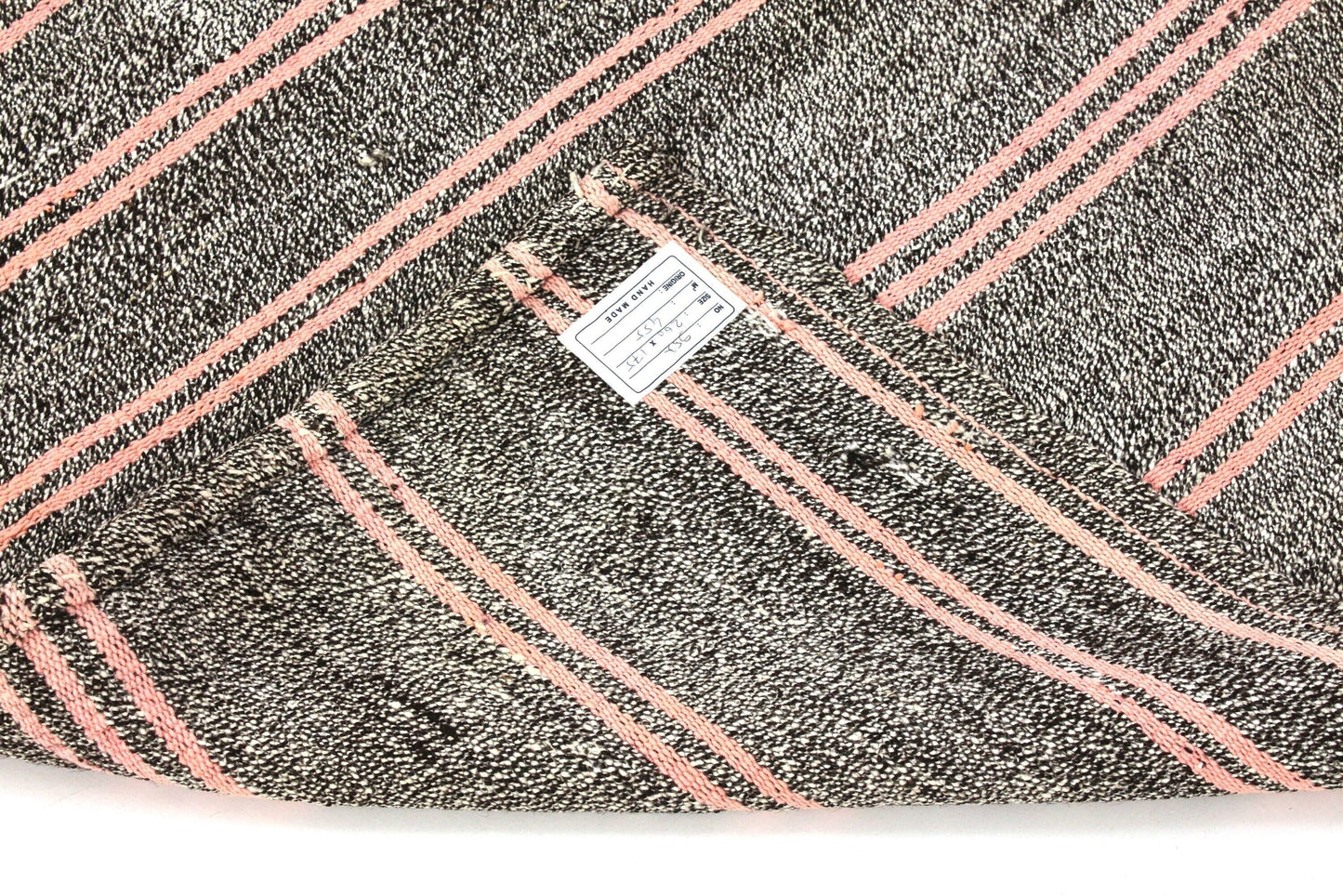 6x9 Turkish Vintage Kilim Rug, Gray Pink Kid Room Area Kilim Rug, Handmade Nursery Rug, Boho Decor ,Bedroom Rug, 957
