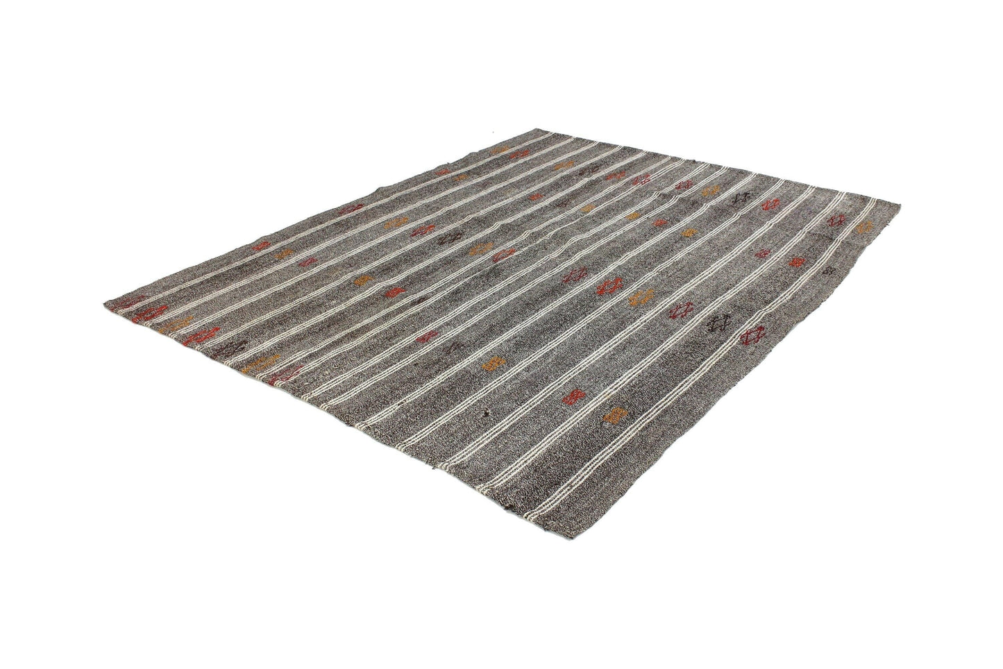 Turkish Kilim Rug, Vintage Rug Kilim, Handmade Kilim Rug, Modern Rug, Contemporary, Bedroom Rug, Goat Hair Kilim Rug,925