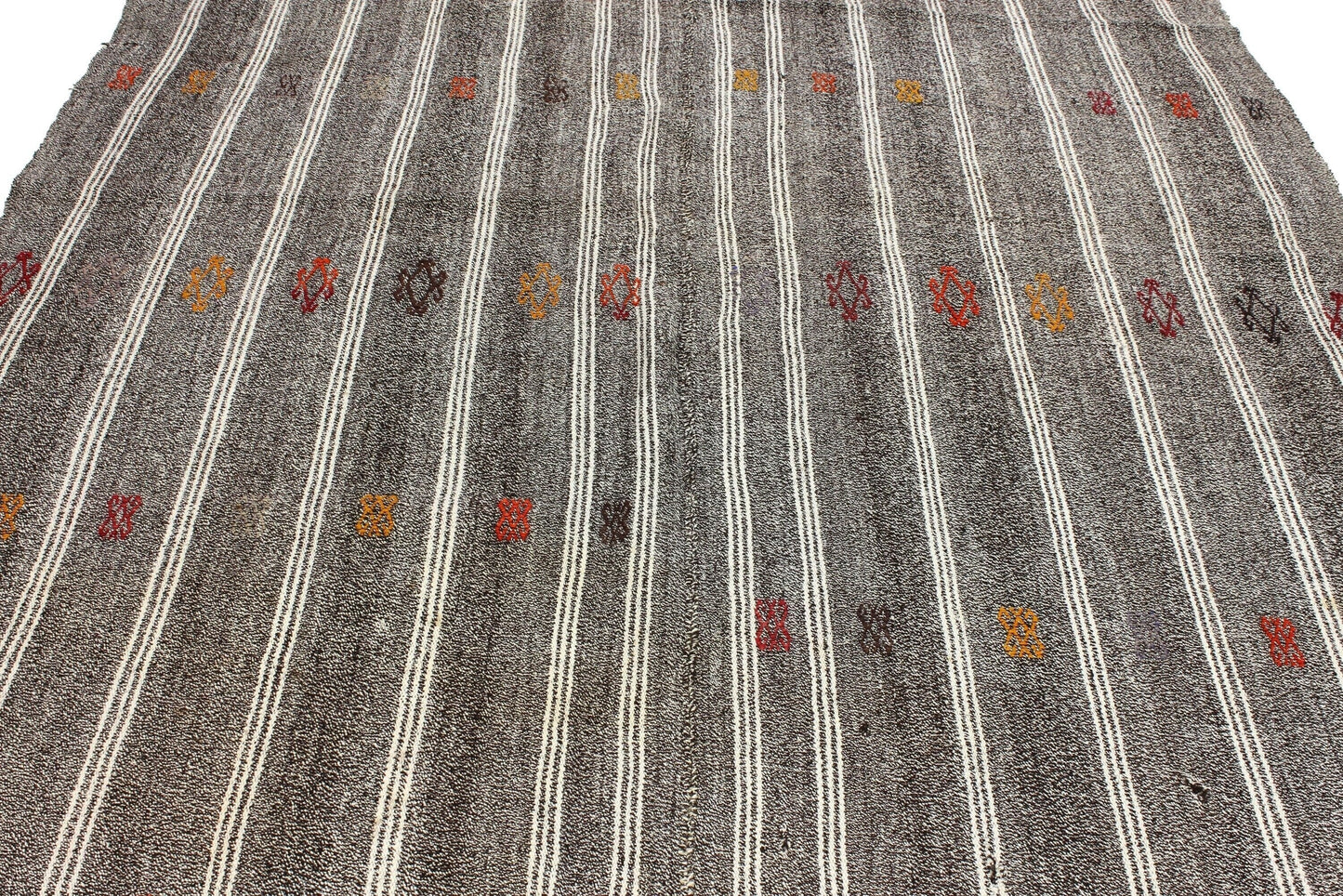 Turkish Kilim Rug, Vintage Rug Kilim, Handmade Kilim Rug, Modern Rug, Contemporary, Bedroom Rug, Goat Hair Kilim Rug,925