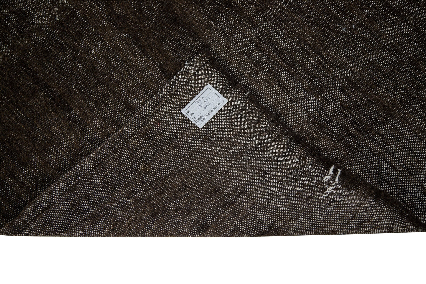 5x8 Area Kilim rug ,Turkish Vintage Kilim rug, Handmade Plain Brown Kilim rug, Worn rug, Mid-century rug, Antique rug ,Rustic rug ,7817