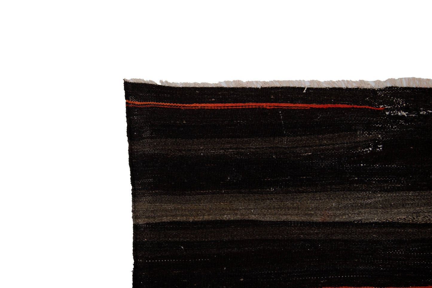 7x11 Vintage Turkish Brown Orange Area Handmade Flatweave Kilim rug, Living Room Rug, Boho Decor, 7830